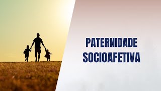 Paternidade socioafetiva [upl. by Mamoun]