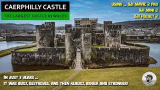 Caerphilly Castle  The Largest in Wales 2nd in Britain [upl. by Reffotsirk]