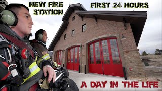 First 24 Hours in a New Fire Station  A Day in the Life [upl. by Anawk]