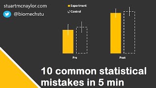 Ten Statistical Mistakes in 5 Min [upl. by Landes]