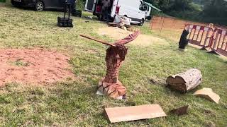 A fabulous range of wooden sculpture at Caerleon festival 2024 [upl. by Melissa543]