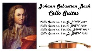 Johann Sebastian Bach  Cello suites in 432 Hz great for reading or studying [upl. by Ariam668]