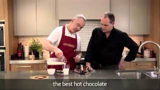 How to make a hot chocolate using an aerolatte milk frother [upl. by Noitsuj]