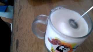 Aerolatte Review Frothing Cold Milk In Under 1 Minute [upl. by Liebowitz]